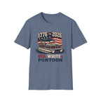 1776 TO 2026 RED, WHITE & PONTOON-Shirt