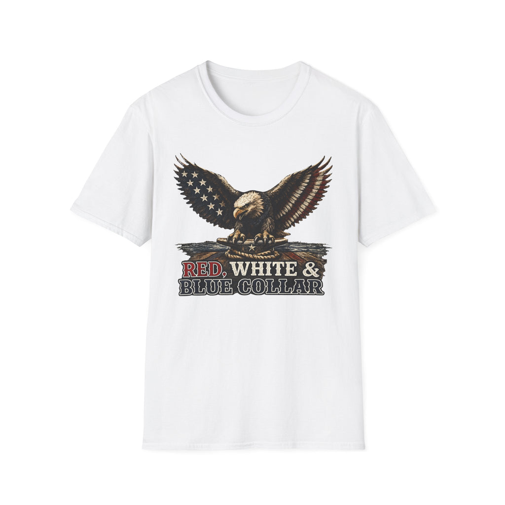 Red, White & Blue Collar T-Shirt