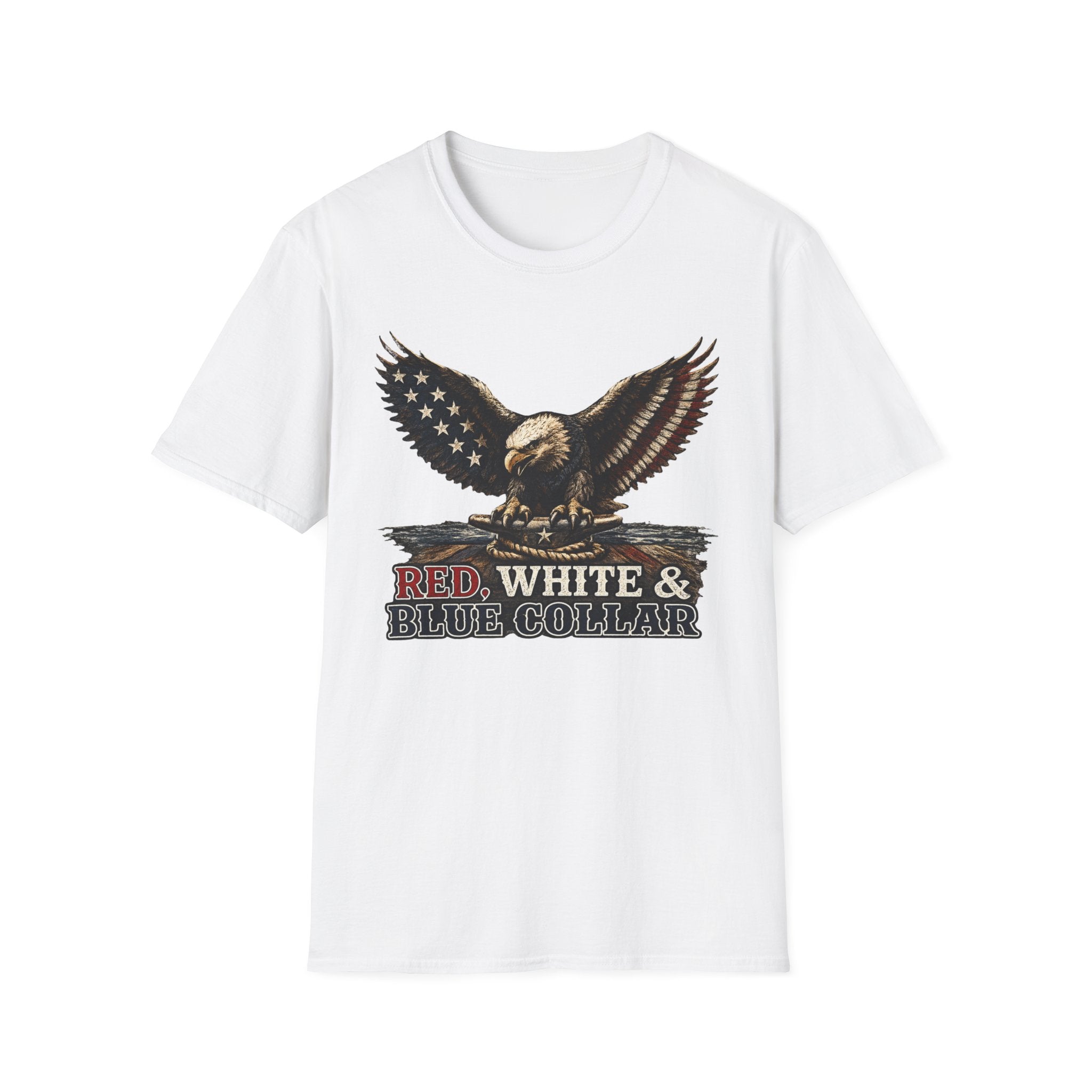 Red, White & Blue Collar T-Shirt