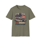 1776 TO 2026 RED, WHITE & PONTOON-Shirt