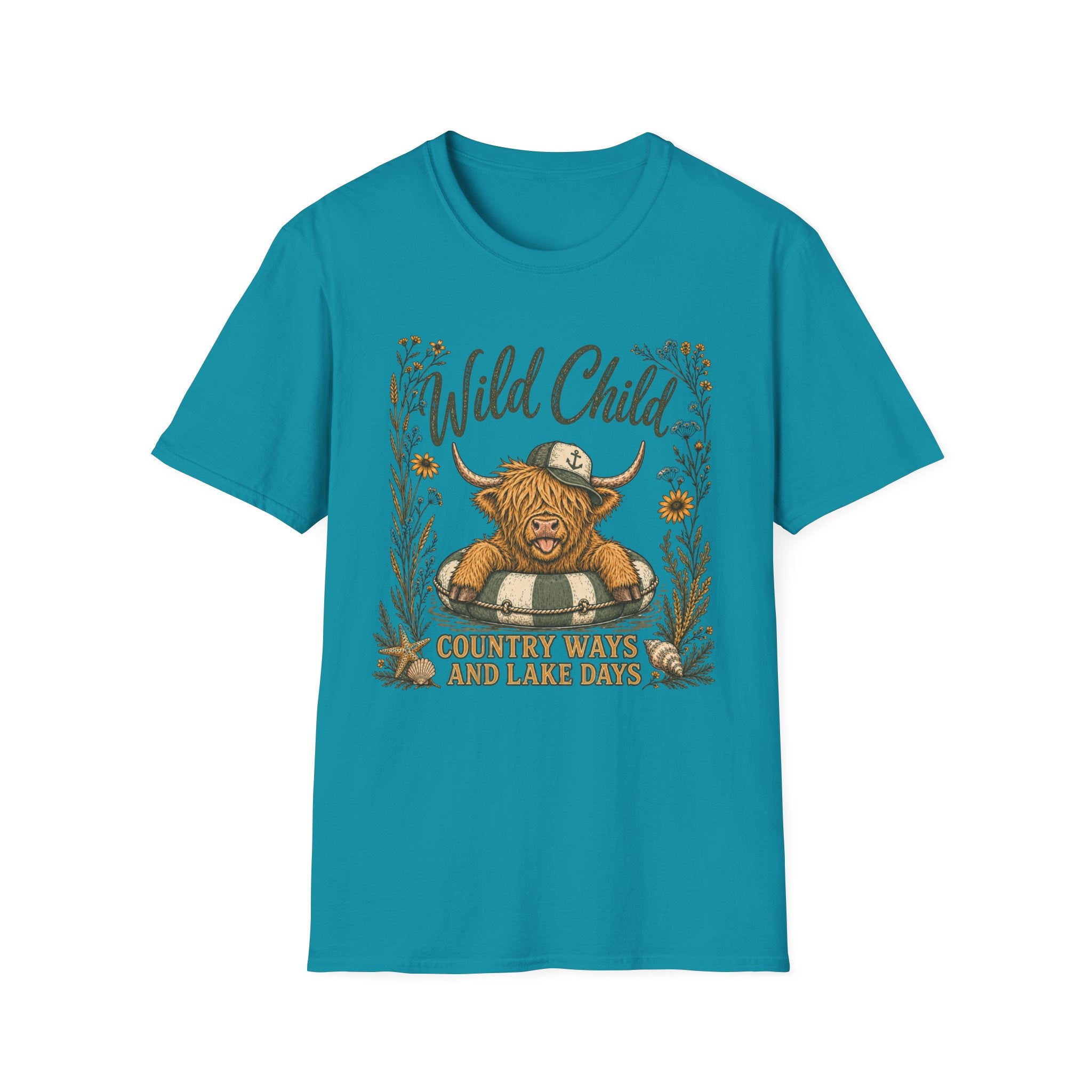 Wild Child Country Ways And Lake Days T-Shirt