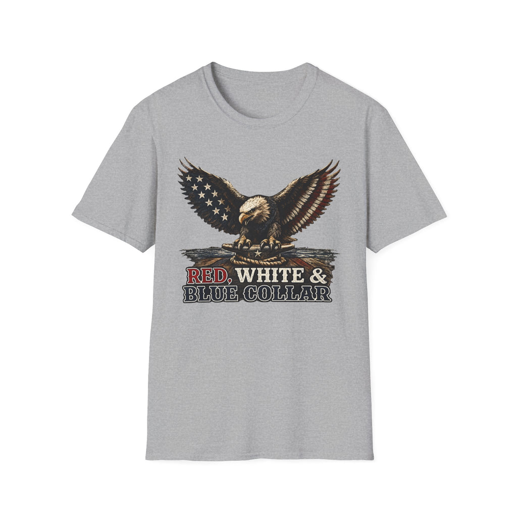 Red, White & Blue Collar T-Shirt