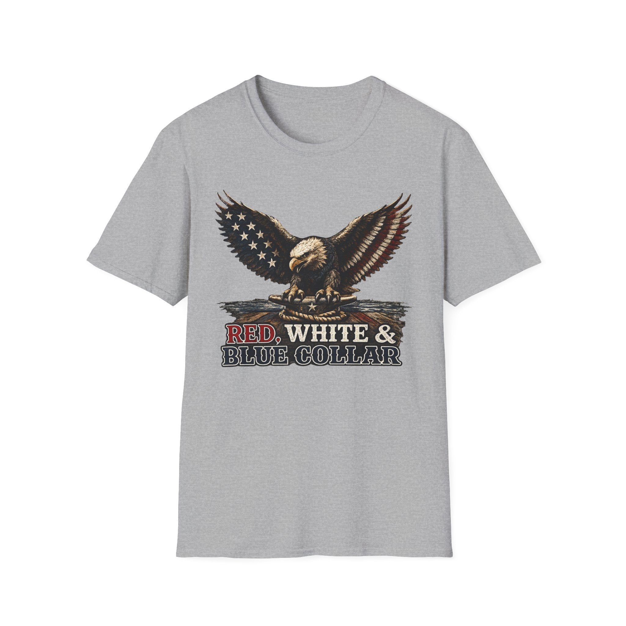 Red, White & Blue Collar T-Shirt