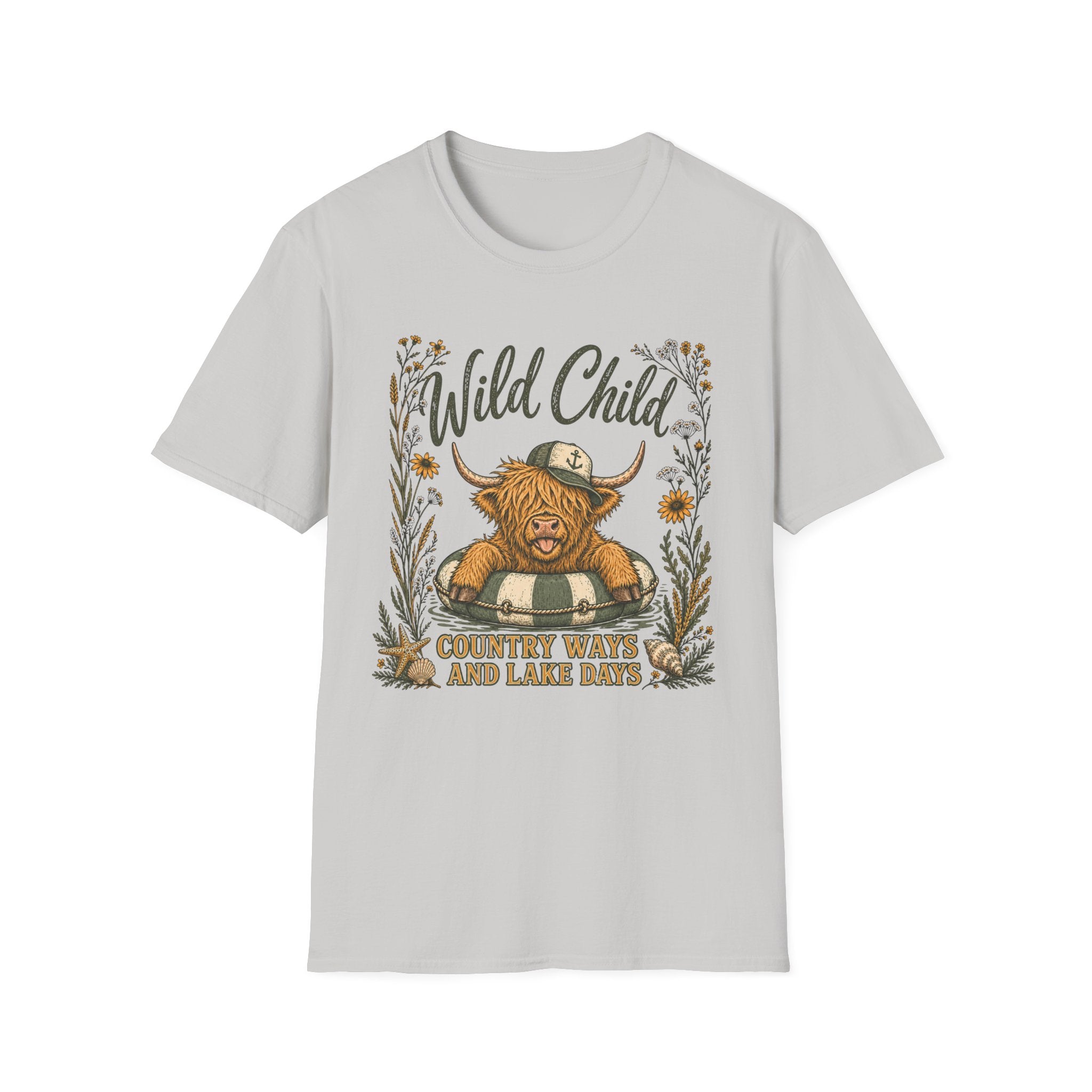 Wild Child Country Ways And Lake Days T-Shirt