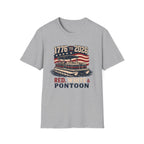 1776 TO 2026 RED, WHITE & PONTOON-Shirt