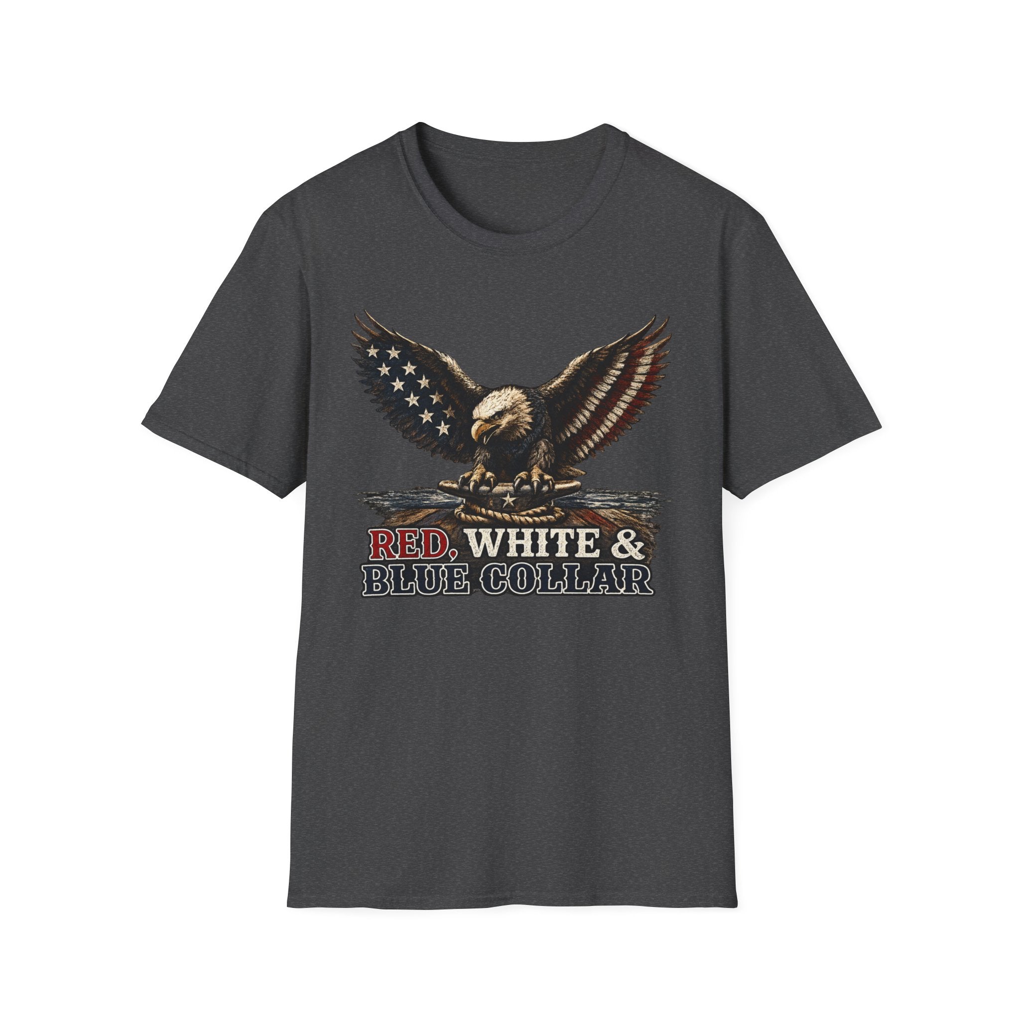 Red, White & Blue Collar T-Shirt