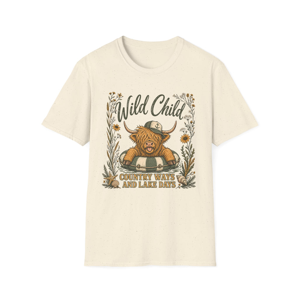 Wild Child Country Ways And Lake Days T-Shirt