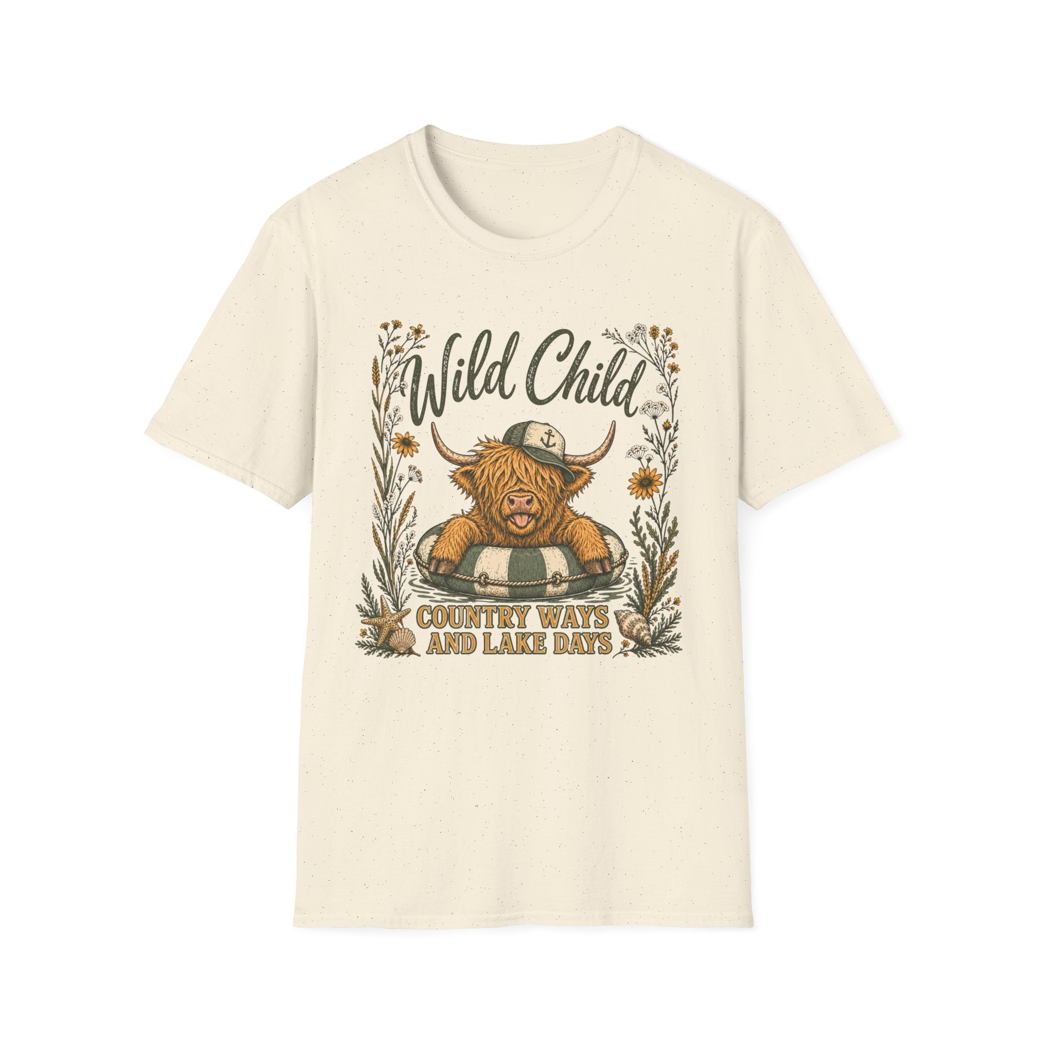 Wild Child Country Ways And Lake Days T-Shirt